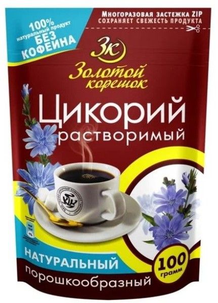 Изображение товара Цикорий Золотой корешок 100г Цикорий Золотой корешок 100г фотография