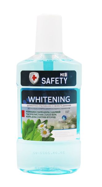 Изображение товара Safety ополаскиватель для полости рта Green Day Отбеливание 250мл Safety ополаскиватель для полости рта Green Day Отбеливание 250мл фотография