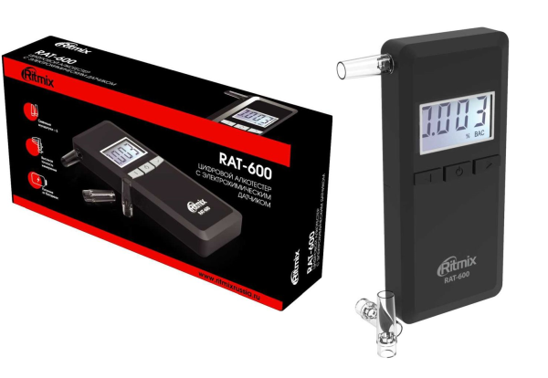 Изображение товара Алкотестер RITMIX RAT-600 Алкотестер RITMIX RAT-600 фотография