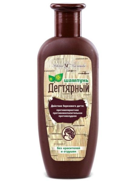 Изображение товара Шампунь Невская косметика дегтярный 250мл Шампунь Невская косметика дегтярный 250мл фотография