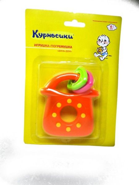 Изображение товара Курносики игрушка-погремушка динь-дон Курносики игрушка-погремушка динь-дон фотография