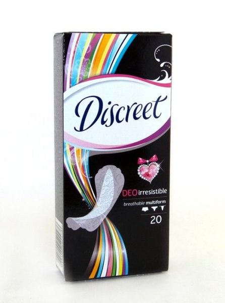 Изображение товара Прокладки Discreet на каждый день Deo Irresistible Multiform 20шт Прокладки Discreet на каждый день Deo Irresistible Multiform 20шт фотография