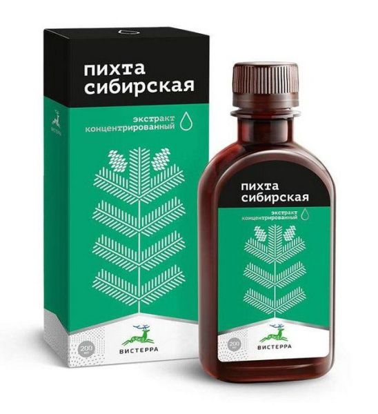 Изображение товара Пихта сибирская экстракт концентрированный Вистерра, 200 мл Пихта сибирская экстракт концентрированный Вистерра, 200 мл фотография