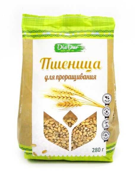 Изображение товара Пшеница День здоровья для проращивания 280гр Пшеница День здоровья для проращивания 280гр фотография