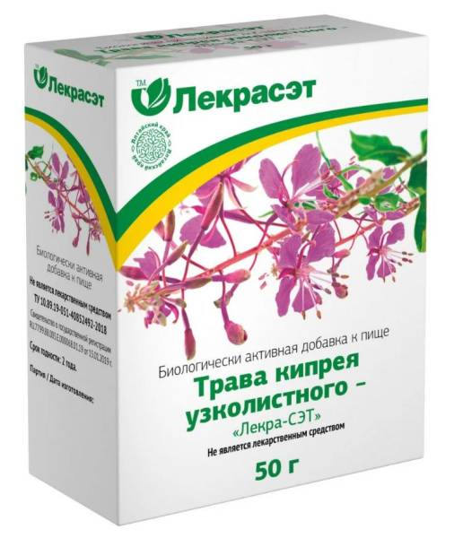 Кипрей узколистный (Иван-чай) трава, 50 г (Лекра-сэт) фотография