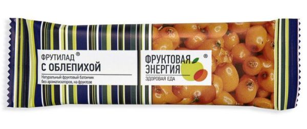 Изображение товара Батончик фрутилад облепиха 30 г Батончик фрутилад облепиха 30 г фотография
