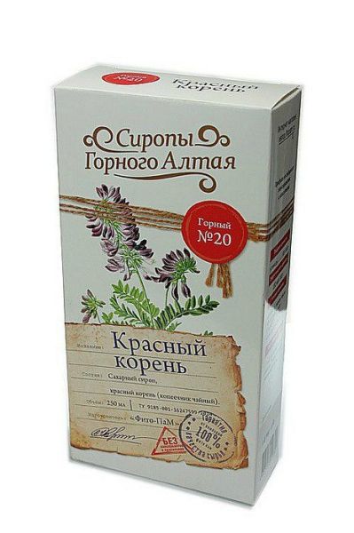 Изображение товара Сироп горный красный корень №20 Фито-пам 250мл Сироп горный красный корень №20 Фито-пам 250мл фотография